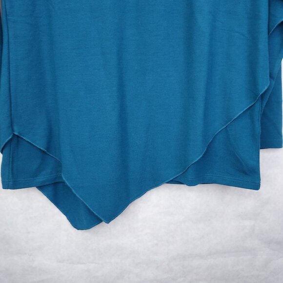 Soft Surroundings Madeline Draping Tunic Petite XS Caped Lagenlook V-Neck NEW - Picture 2 of 15
